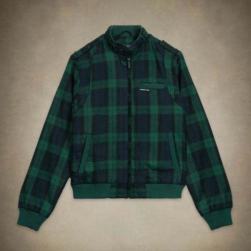  members only men's wool iconic green jacket 