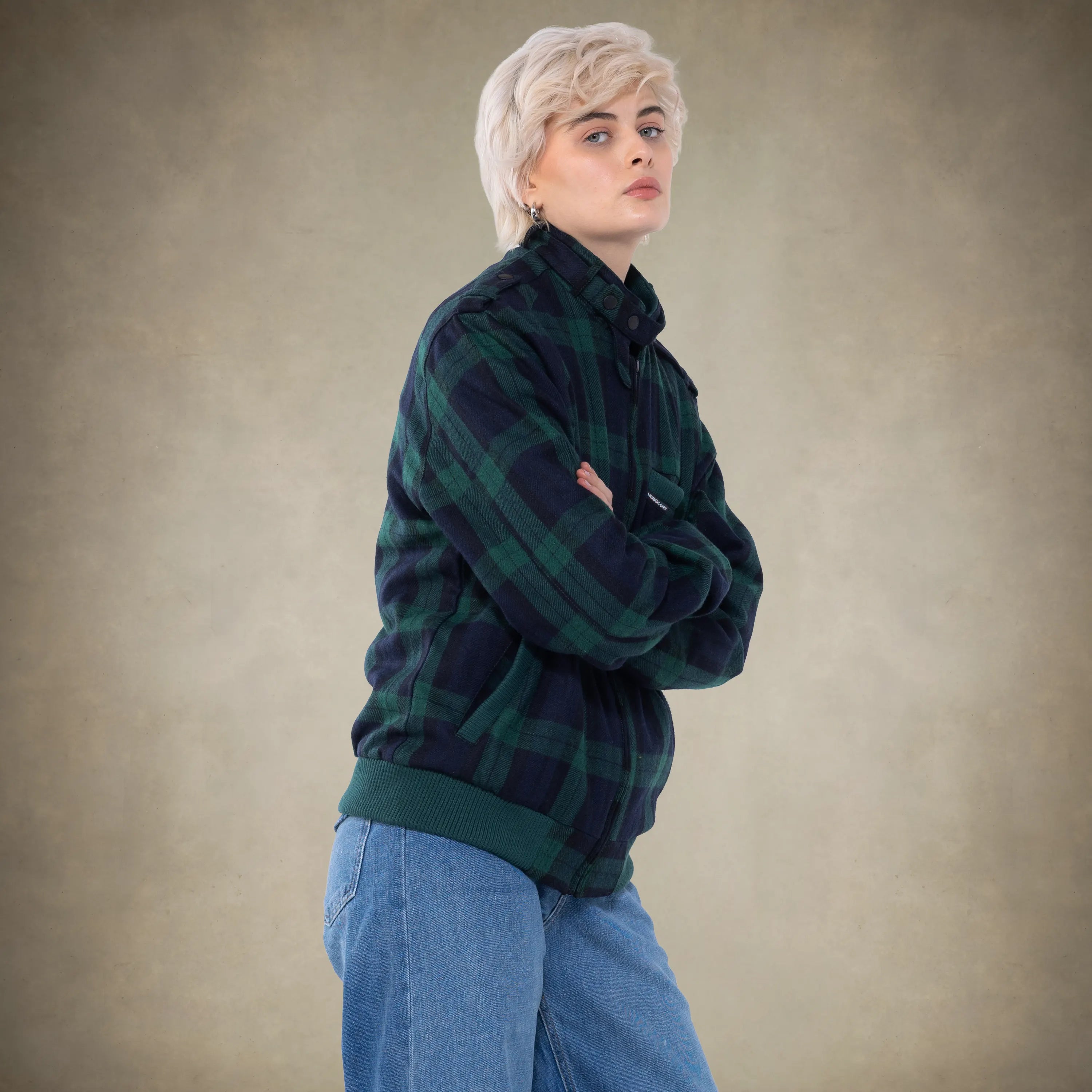 Women's Oversized Wool Iconic Racer Jacket