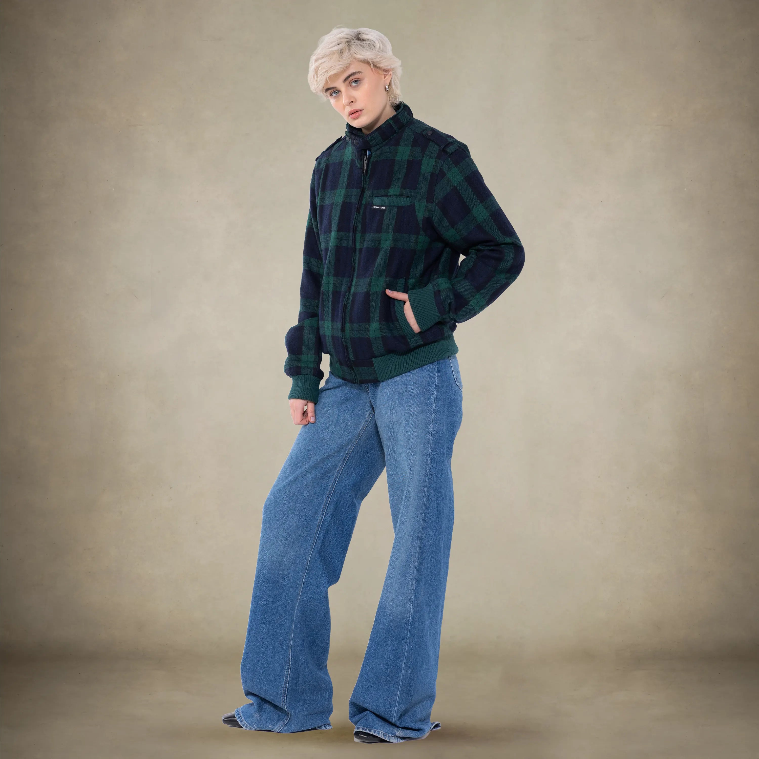 Women's Oversized Wool Iconic Racer Jacket