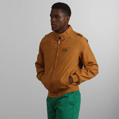 Men's Classic Iconic Racer Jacket Men's Iconic Jacket Members Only | Wheat