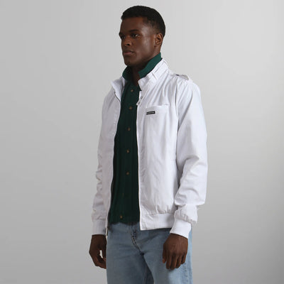 Men's Classic Iconic Racer Jacket Men's Iconic Jacket Members Only | White