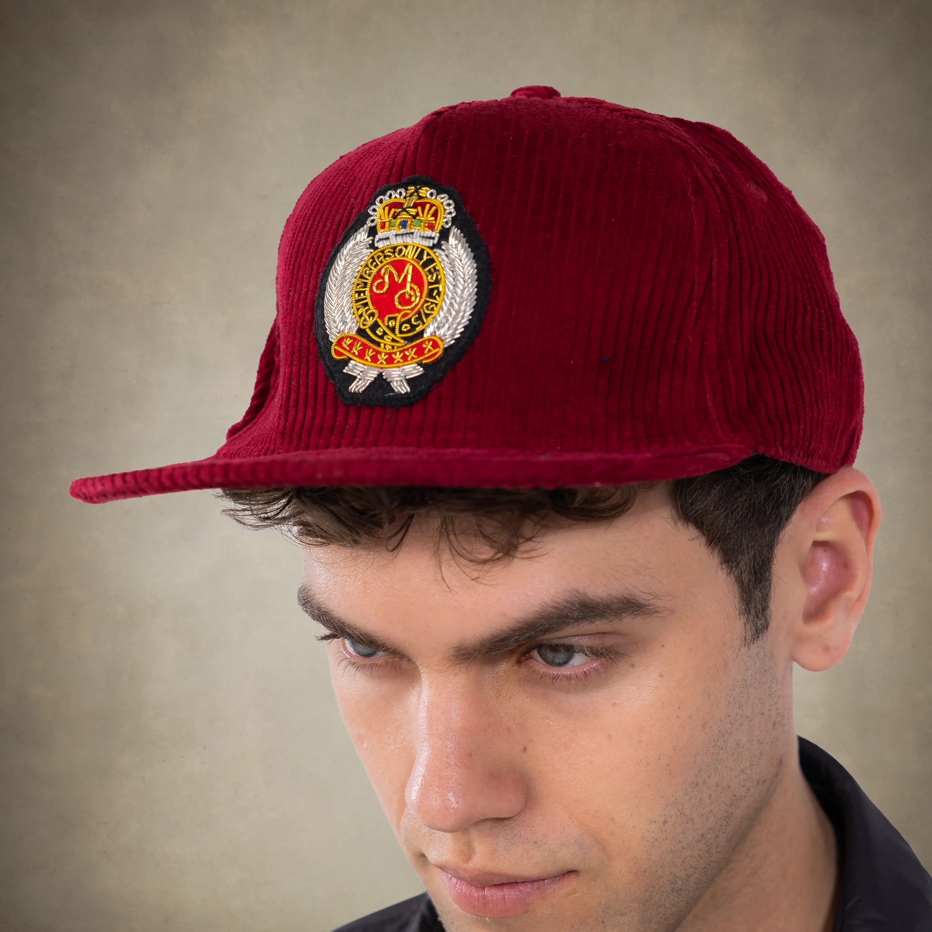 Corduroy Baseball Cap - Members Only Crest