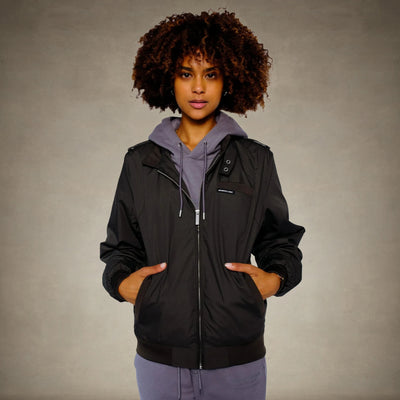 Women's Classic Iconic Racer Oversized Jacket Women's Iconic Jacket Members Only® Black Small 