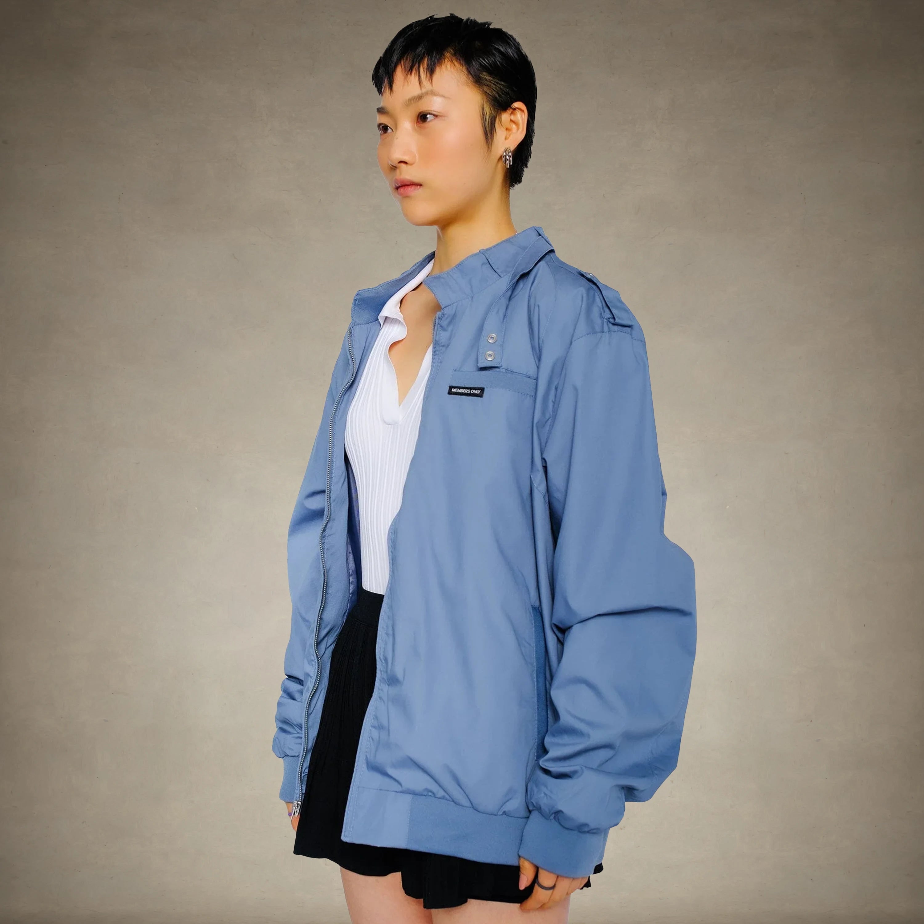 Women's Classic Iconic Racer Oversized Jacket Women's Iconic Jacket Members Only® 