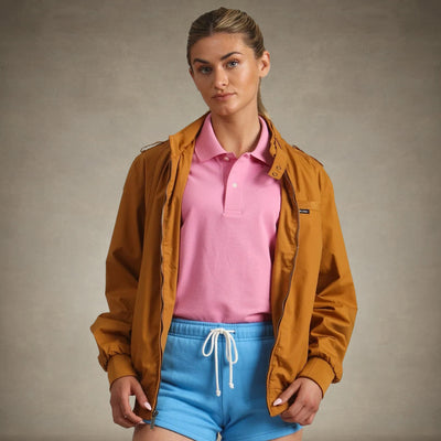 Women's Classic Iconic Racer Oversized Jacket Women's Iconic Jacket Members Only® Wheat Small 