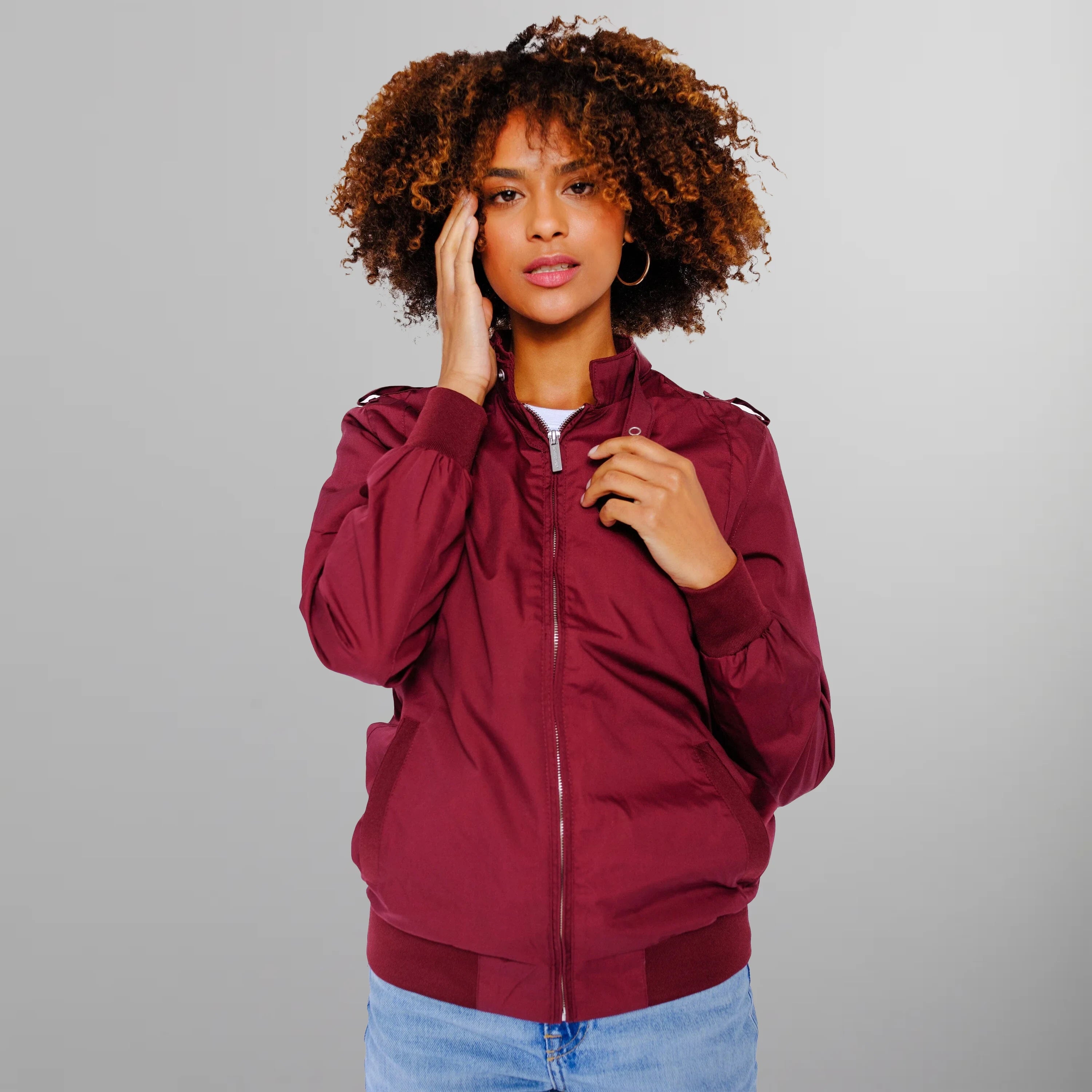 Women's Classic Iconic Racer Oversized Jacket Women's Iconic Jacket Members Only 