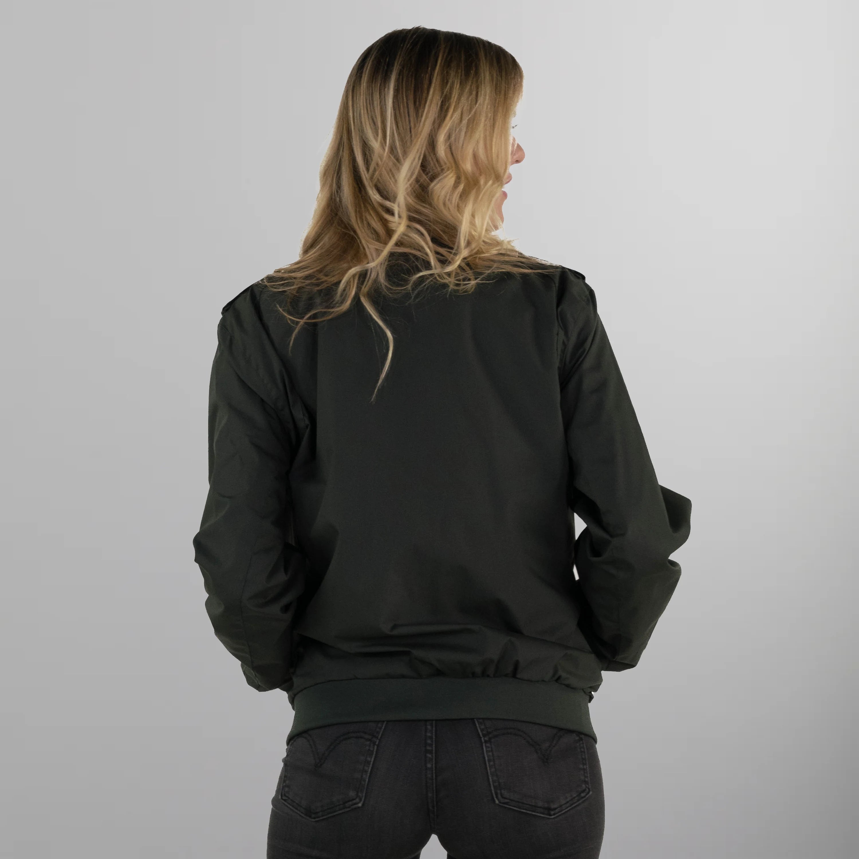 Women's Classic Iconic Racer Oversized Jacket Women's Iconic Jacket Members Only 