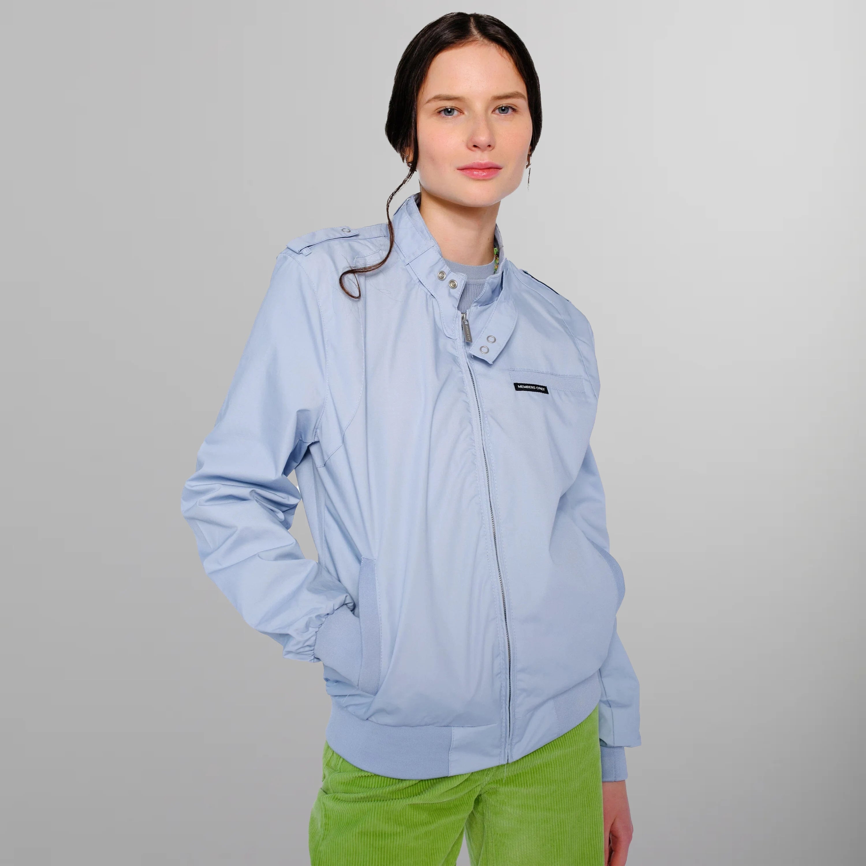 Women's Classic Iconic Racer Oversized Jacket Women's Iconic Jacket Members Only 