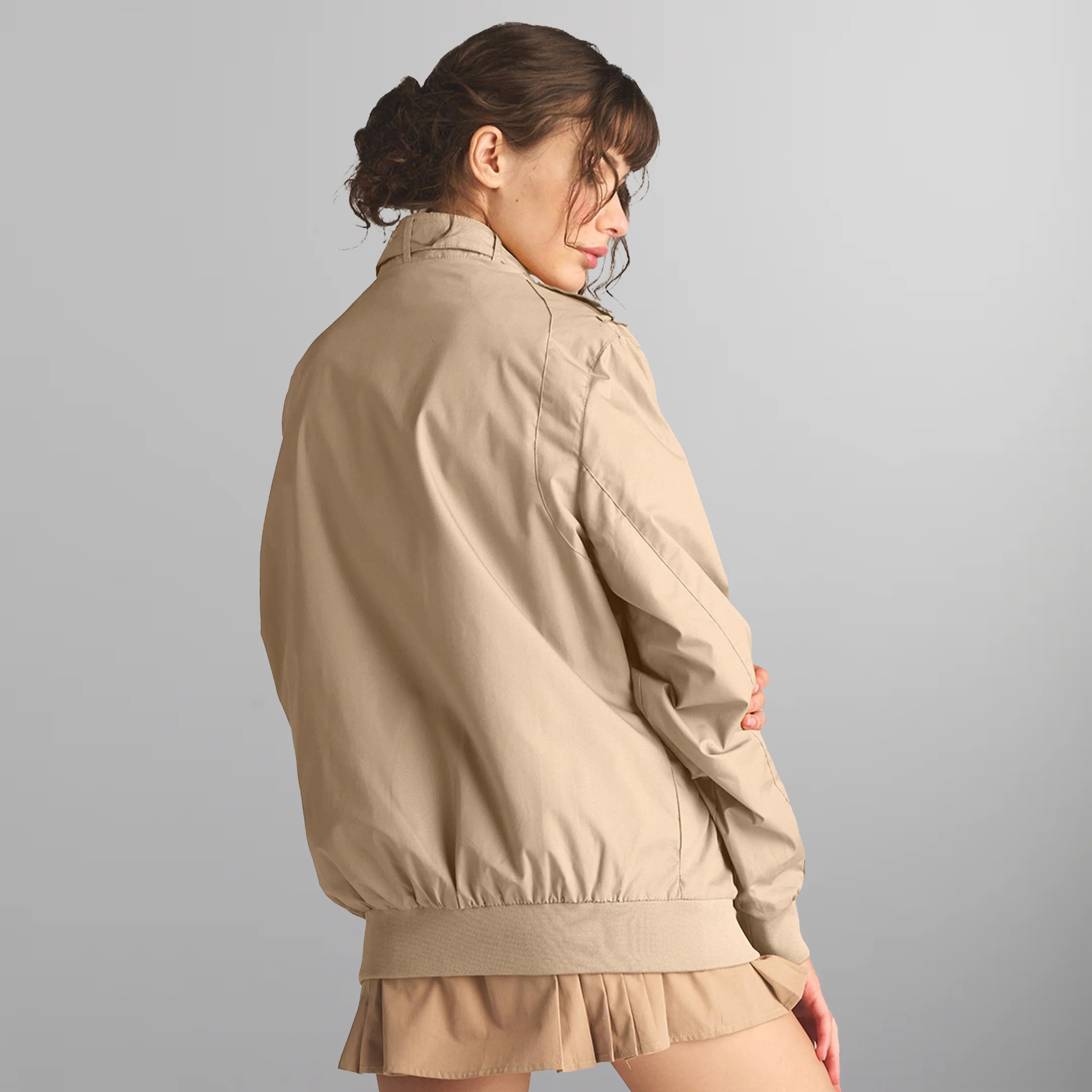 Women's Classic Iconic Racer Oversized Jacket Women's Iconic Jacket Members Only 