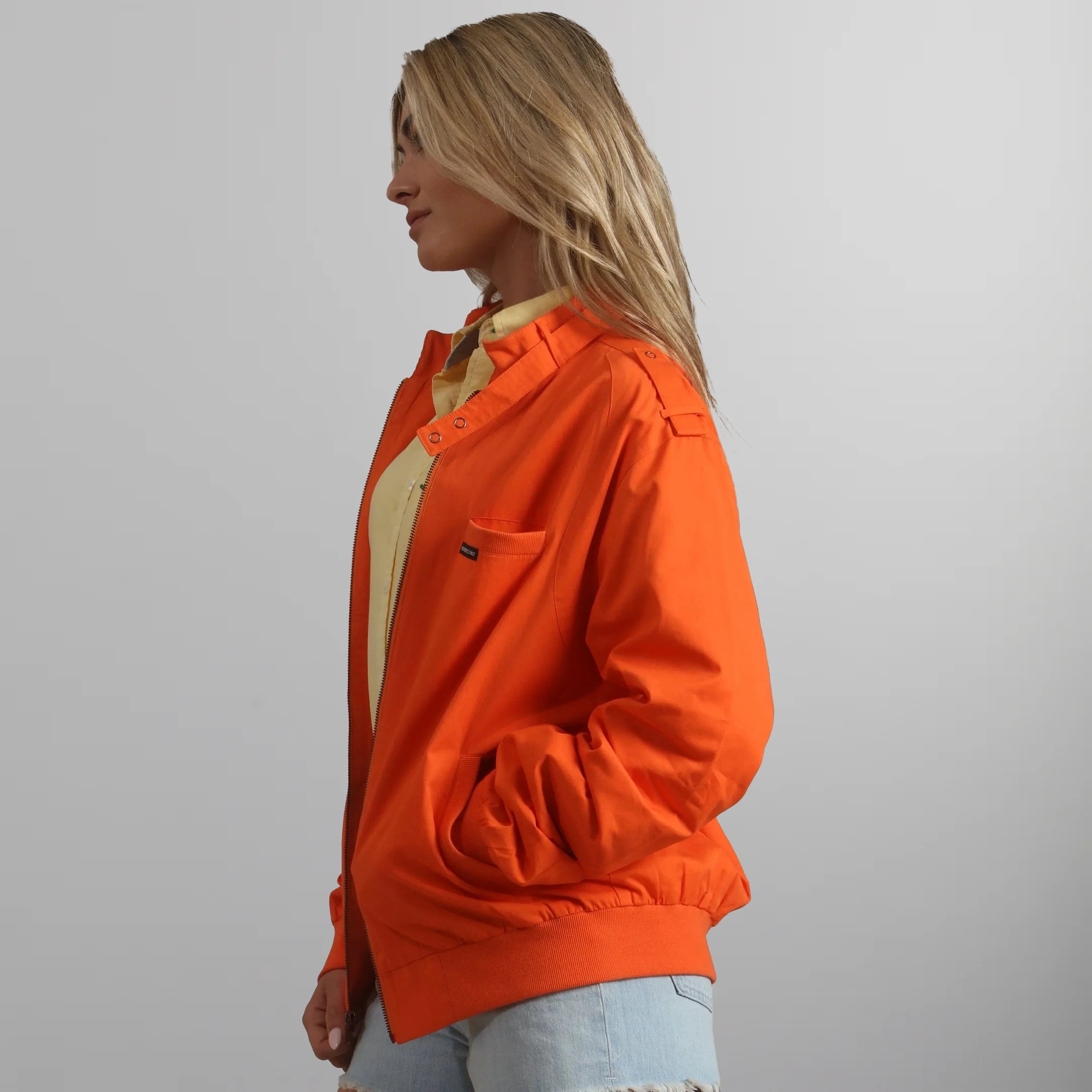 Women's Classic Iconic Racer Oversized Jacket Women's Iconic Jacket Members Only 