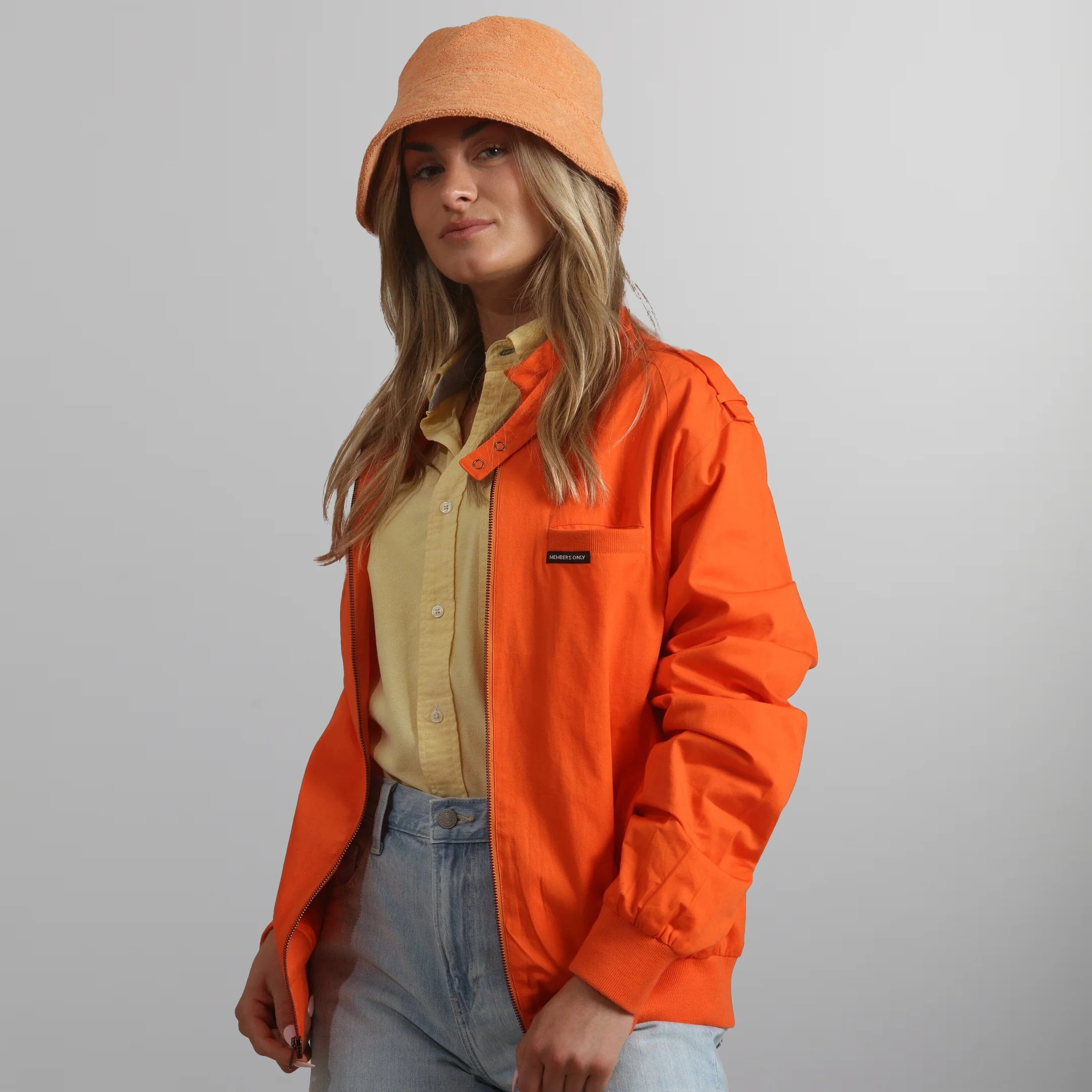 Women's Classic Iconic Racer Oversized Jacket Women's Iconic Jacket Members Only 