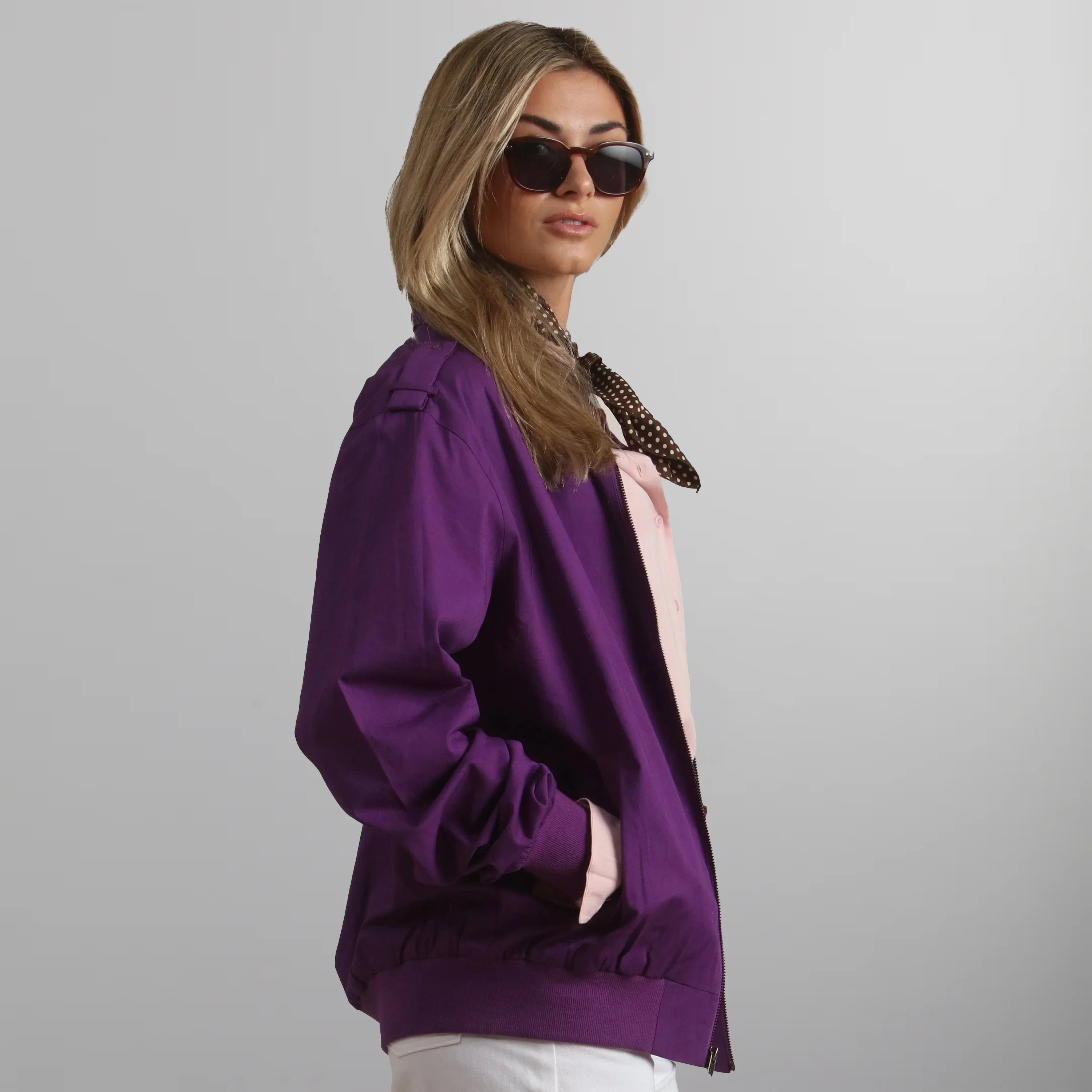 Women's Classic Iconic Racer Oversized Jacket Women's Iconic Jacket Members Only 