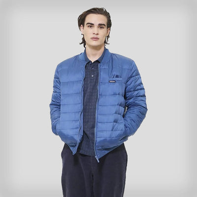 Men's Solid Puffer Jacket - FINAL SALE Men's Jackets Members Only Slate Small 