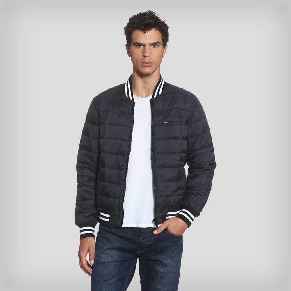 Men's Varsity Puffer Jacket - FINAL SALE Men's Jackets Members Only Black Small 