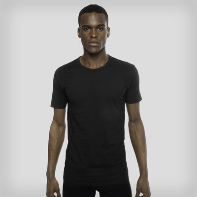 Members Only Men's 3PK Cotton Crew Neck T-Shirt - Black Men's Sleep Shirt Members Only BLACK SMALL 