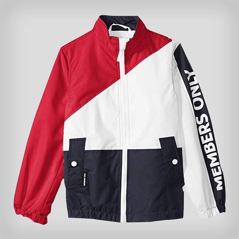 Boy's Nautical Color Block Jacket - FINAL SALE Boy's Jacket Members Only RED 4 