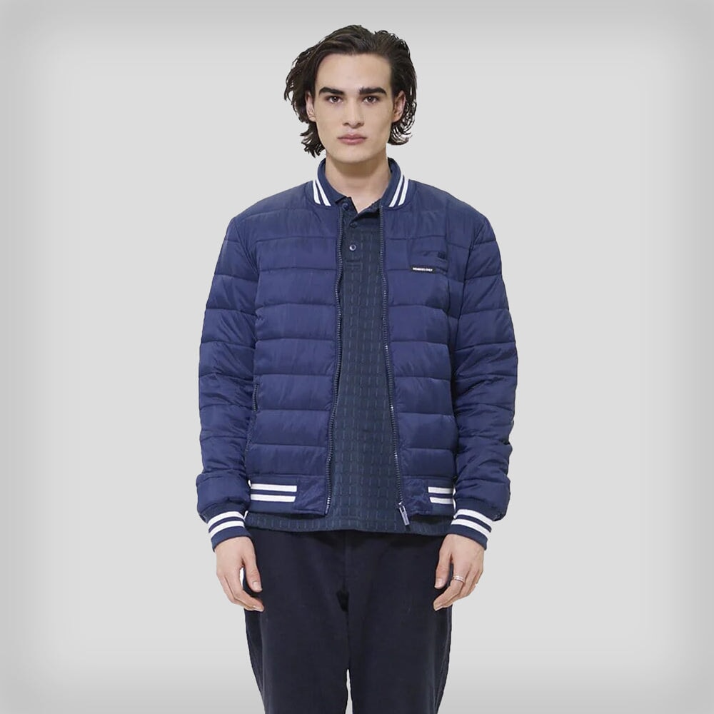 Men's Varsity Puffer Jacket - FINAL SALE Men's Jackets Members Only Navy Small 