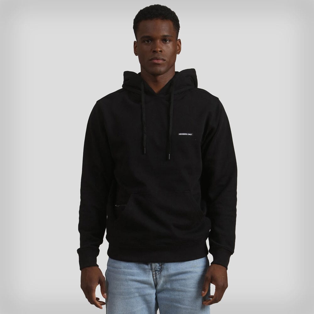 Men's Logan Hooded Sweatshirt Men's hoodies & sweatshirts Members Only Black Small 