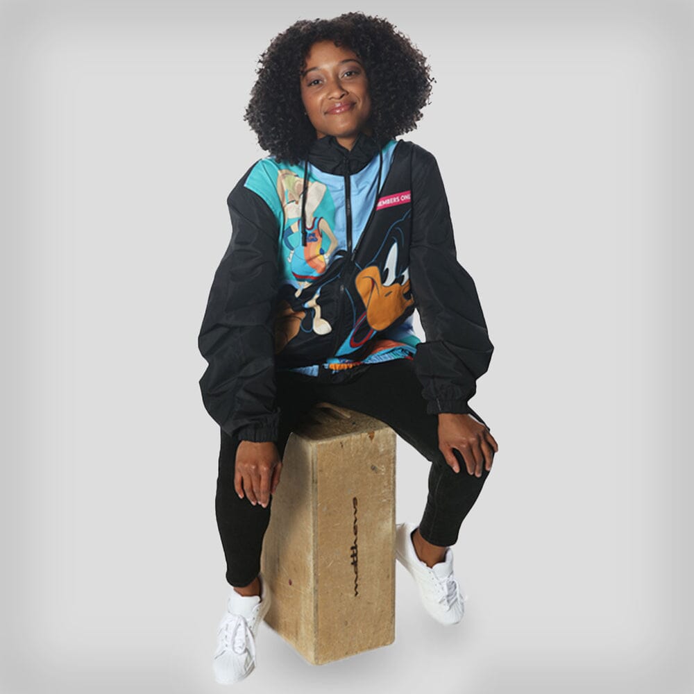 Women's Daffy Squad Oversized Jacket - FINAL SALE Womens Jacket Members Only Black Small 