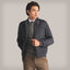 Men's Iconic Racer Quilted Lining Jacket (Slim Fit) Men's Iconic Jacket Members Only Charcoal Small 