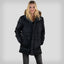 Women's Snorkel Puffer Oversized Jacket - FINAL SALE Womens Jacket Members Only BLACK Small 