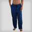 Men's Minky Fleece Sleep Pants - Blue Plaid Men's Sleep Pant Members Only 