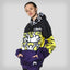Women's Keith Haring X Members Only Hoodie Oversized Jacket - FINAL SALE Womens Jacket Members Only Purple Small 