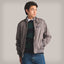 Men's Classic Iconic Racer Jacket (Slim Fit) Men's Iconic Jacket Members Only Grey Small 