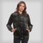 Women's Velvet Bomber Jacket - FINAL SALE Womens Jacket Members Only Camouflage Large 