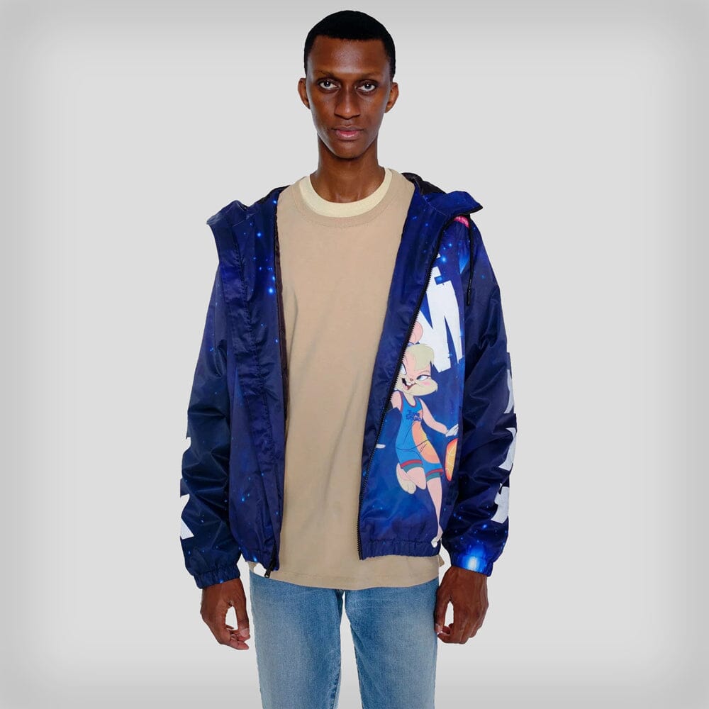 Men's Space Jam Galaxy Midweight Jacket - FINAL SALE Men's Jackets Members Only Navy Small 