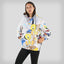 Women's Looney Tunes Print Popover Oversized Jacket - FINAL SALE Womens Jacket Members Only SILVER X-Small 