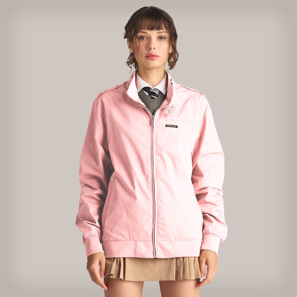 Women's Classic Iconic Racer Oversized Jacket Women's Iconic Jacket Members Only Light Pink Small 