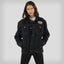 Women's Looney Tunes Denim Trucker Oversized Jacket - FINAL SALE Womens Jacket Members Only BLACK X-Small 