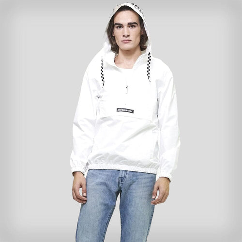 Men's Solid Pullover Jacket - FINAL SALE Men's Jackets Members Only WHITE X-Large 