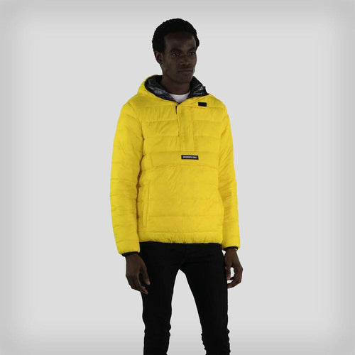 Men's Popover Puffer Jacket - FINAL SALE Men's Jackets Members Only YELLOW Small 