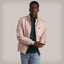 Men's Classic Iconic Racer Jacket (Slim Fit) Men's Iconic Jacket Members Only Light Pink Small 