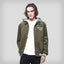 Men's Corduroy Varsity Jacket with Hood - FINAL SALE Men's Jackets Members Only OLIVE Small 