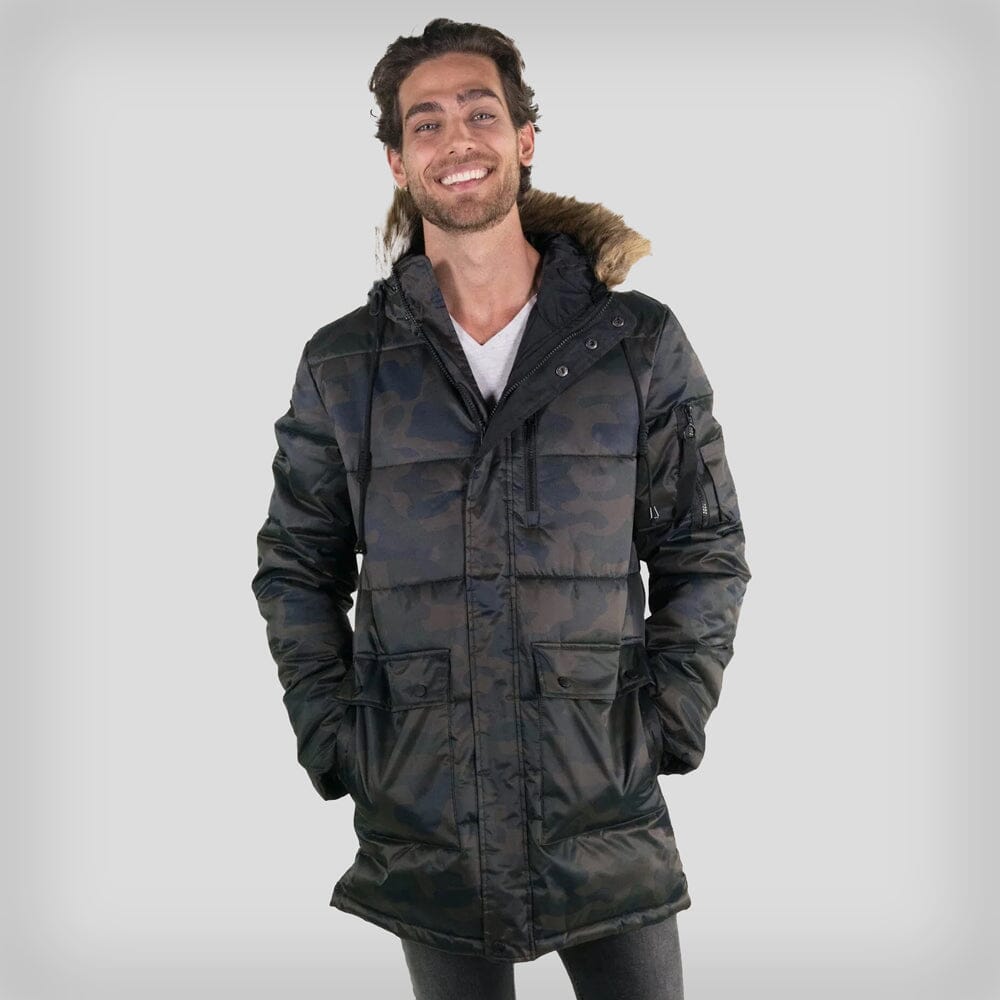 Men's Snorkel Puffer Jacket - FINAL SALE Men's Jackets Members Only CAMOUFLAGE Small 