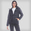 Women's Solid Packable Oversized Jacket - FINAL SALE Womens Jacket Members Only Black Small 