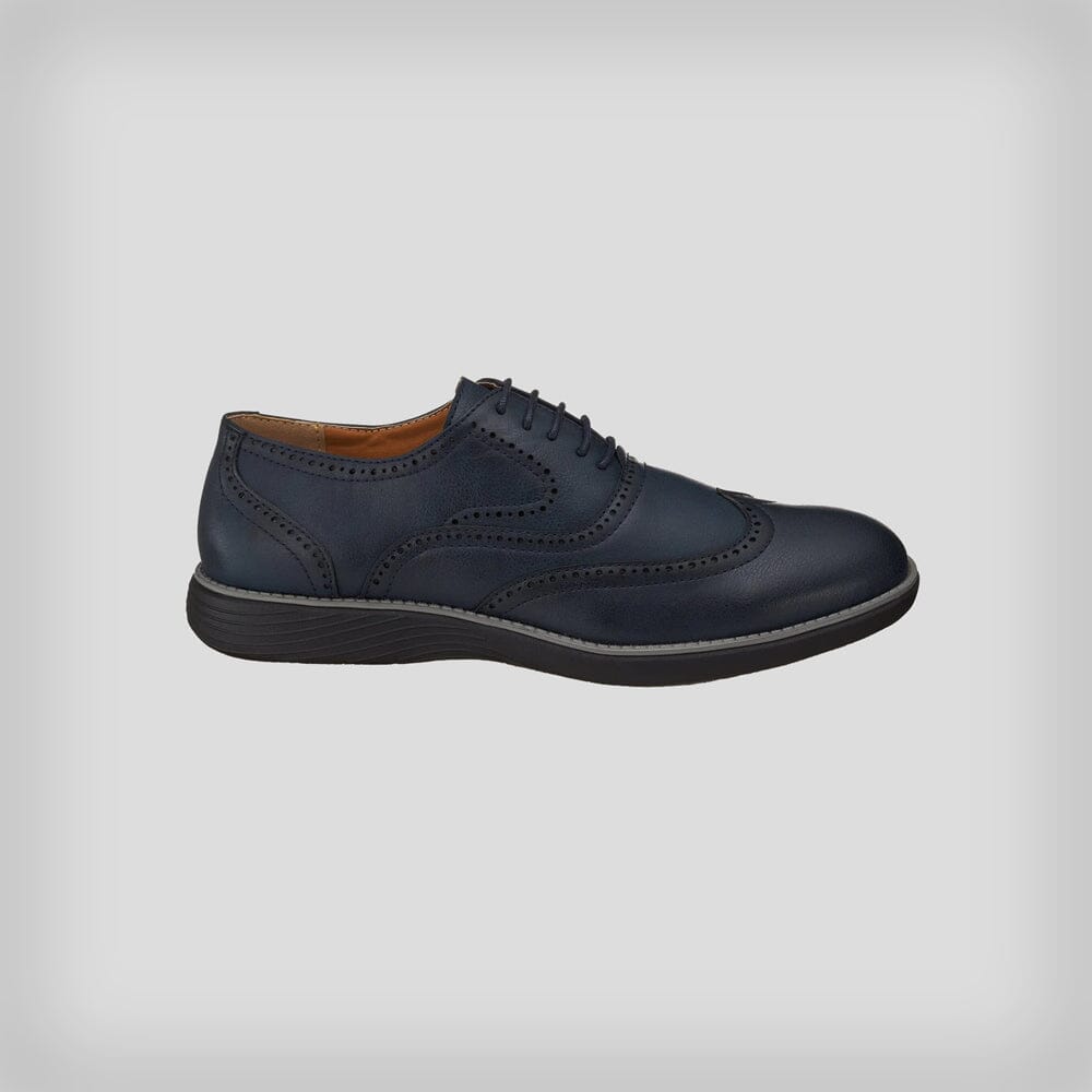 Men's Grand Oxford Wingtip Shoes Men's Shoes Members Only NAVY 7 