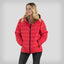 Women's Zip Front Puffer Oversized Jacket - FINAL SALE Womens Jacket Members Only RED Small 