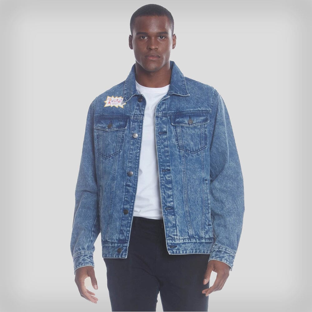 Men's Chucky Placement Nickelodeon Denim Jacket - FINAL SALE Men's Jackets Members Only Indigo Small 