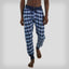 Men's Flannel Jogger Lounge Pants - LT Blue Men's Sleep Pant Members Only 