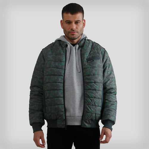 Men's SoHo Quilted Jacket Men's Iconic Jacket Members Only Olive Camo Small 