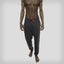 Members Only Heather Contrast Elastic Sleep Pants - Charcoal Red Men's Sleep Pant Members Only CHARCOAL RED SMALL 