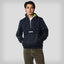 Men's Solid Popover Jacket Men's Jackets Members Only Navy Small 