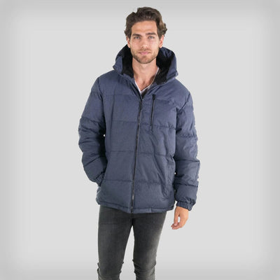 Men's Twill Block Puffer Jacket - FINAL SALE Men's Jackets Members Only 