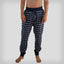 Men's Flannel Jogger Lounge Pants - GREY/RED Men's Sleep Pant Members Only GREY/RED SMALL 