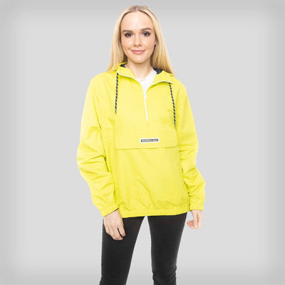 Women's Solid Popover Oversized Jacket - FINAL SALE Womens Jacket Members Only Lime Large 