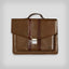 Laptop Case (Genuine Leather) Briefcase Members Only Official Olive 